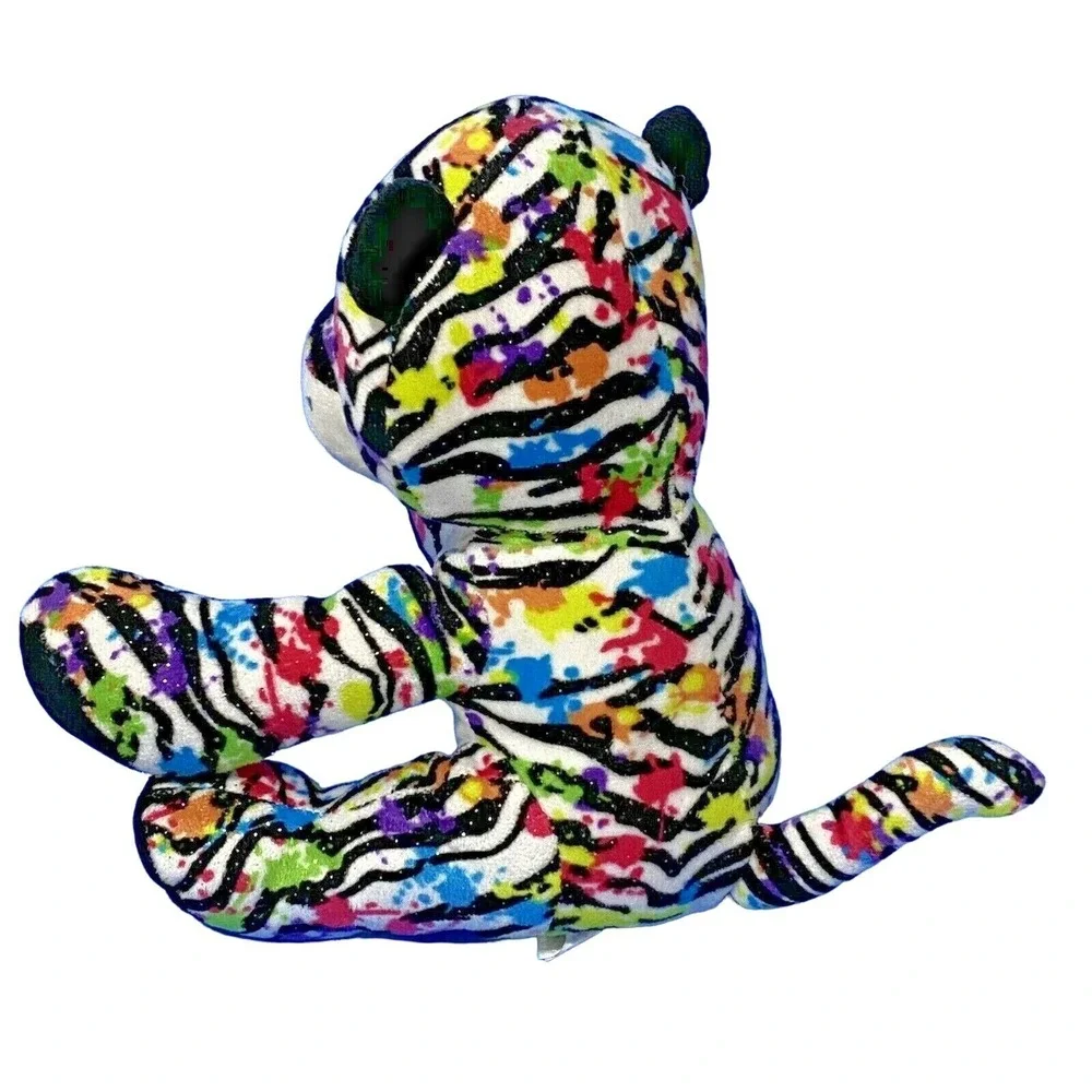 Fiesta Paint Splatter Plush Tiger Cub 9